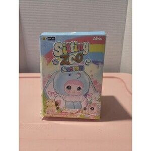 Nommi Chestnut Coco Sitting Zoo Cat Plush Blind Box Brown White Animation Toy